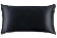 Pure Silk Black Pillowcase#color_black